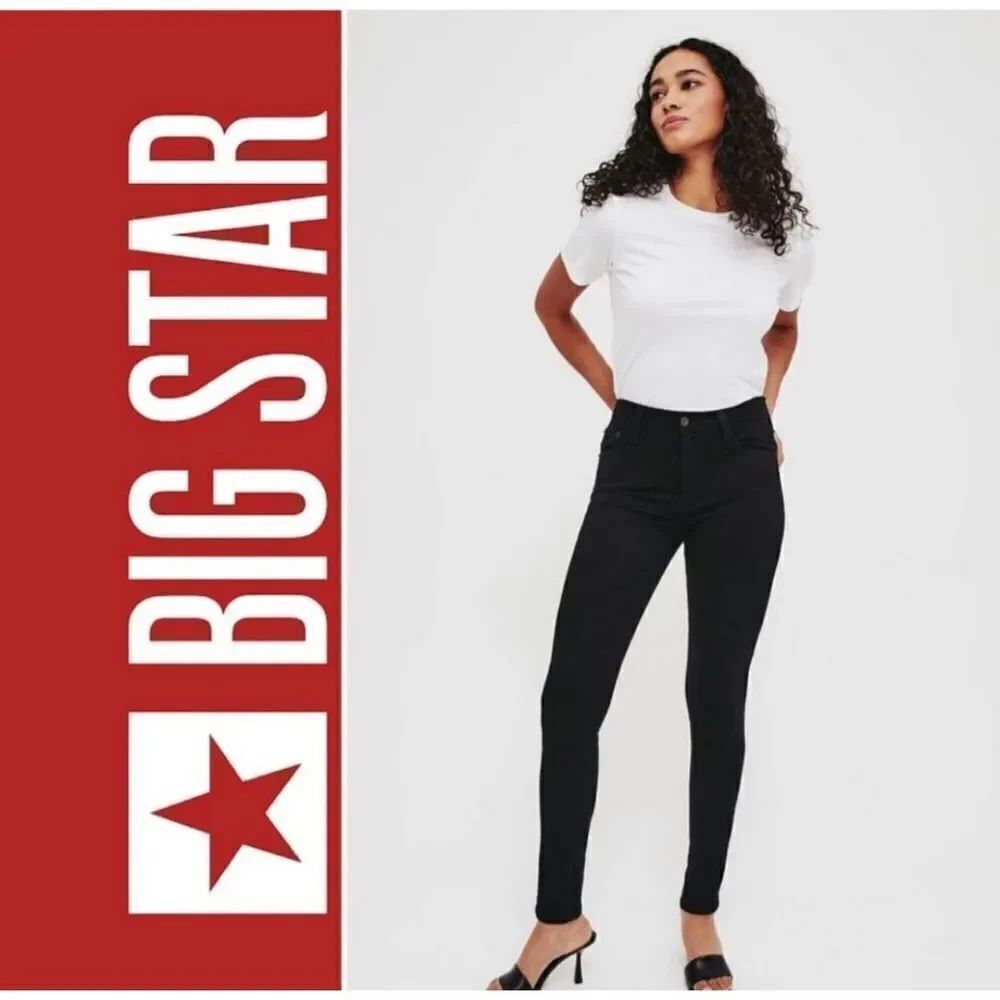 Big Star Colette midrise ankle dark grey leggings sz 28